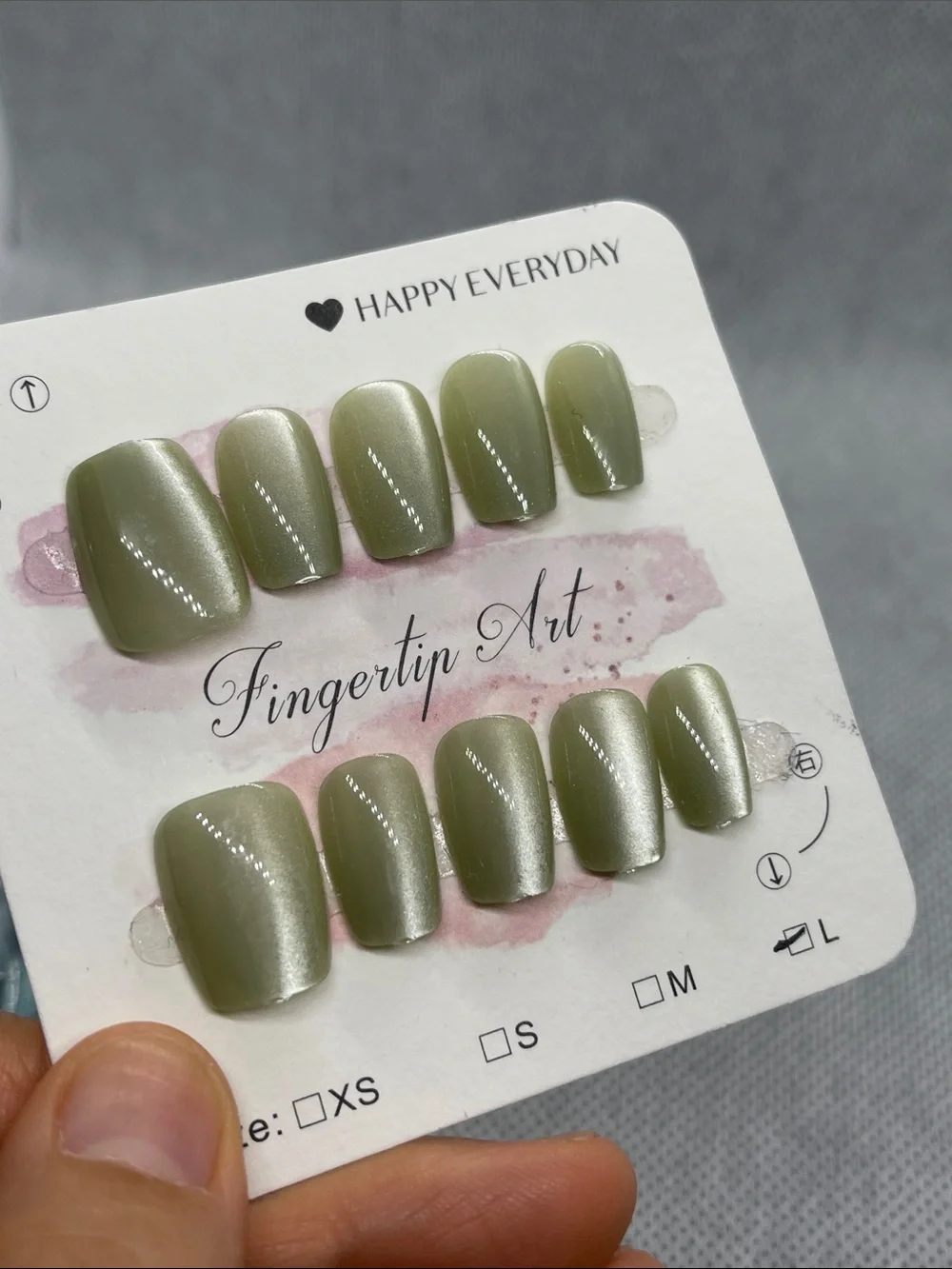 L Size press on nails 💅